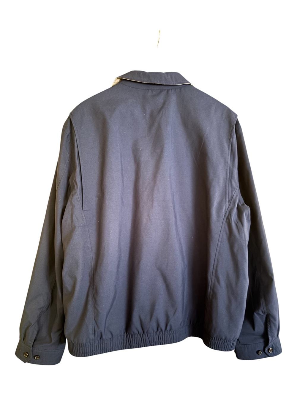 Ralph Lauren Polo Navy Harrington Zip-Front Windbreaker Size XL - Picture 3 of 5